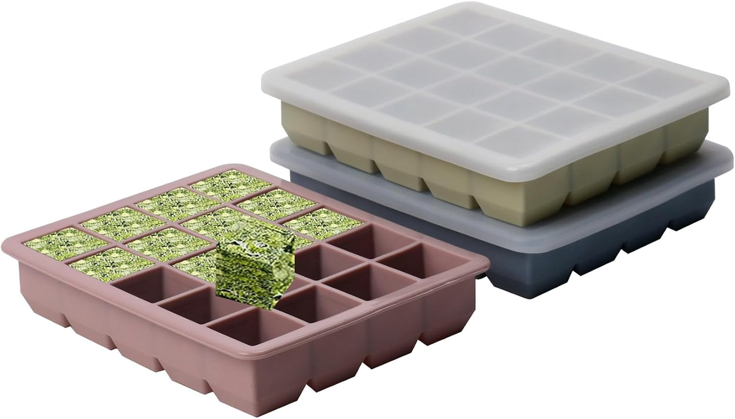 1 Tbsp Silicone Freezer Molds, Silicone Food Freezer Tray | Freezer ...