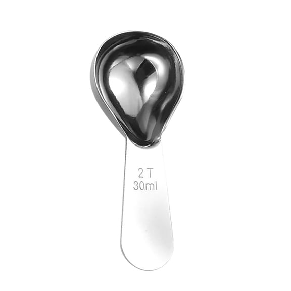 1 Tbsp Stainless Steel Coffee Measuring Spoon Precise Ground Powder Short Handle Design Fits Canisters