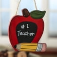 thumbnail image 1 of #1 Teacher Apple and Pencil Ornaments by Factory Direct Craft - Unique and Thoughtful Gifts for Teachers, 1 of 3