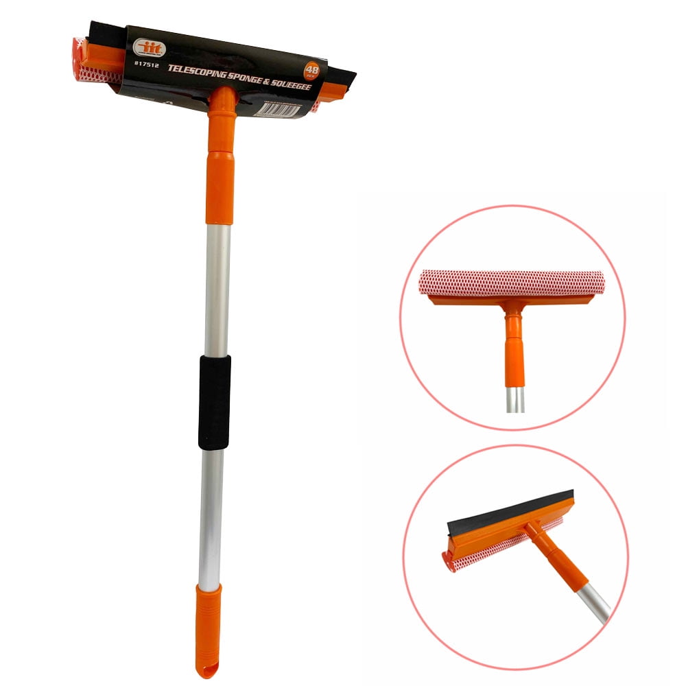 Amulakh 3-in-1 Window Cleaner Squeegee Window Wash Cleaning Brush Cleaner  Wiper All Purpose Outdoor