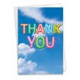 thumbnail image 1 of 1 Thank You Card with Envelope - (Not 3D or Layered) C5651OTYG, 1 of 6