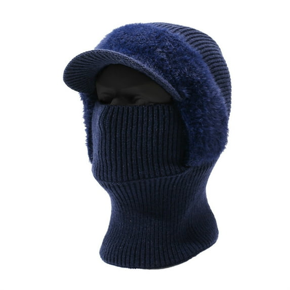 1. Thermal Ushanka Hat & Neck Warmer Combo Plush Lining Windproof Insulated Winter Gear for Skiing Biking Outdoor