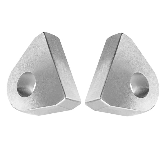 1" Thick Steel Offroad Hydraulic Tractor Mount Weld On Shackle Clevis Mount 2Pcs