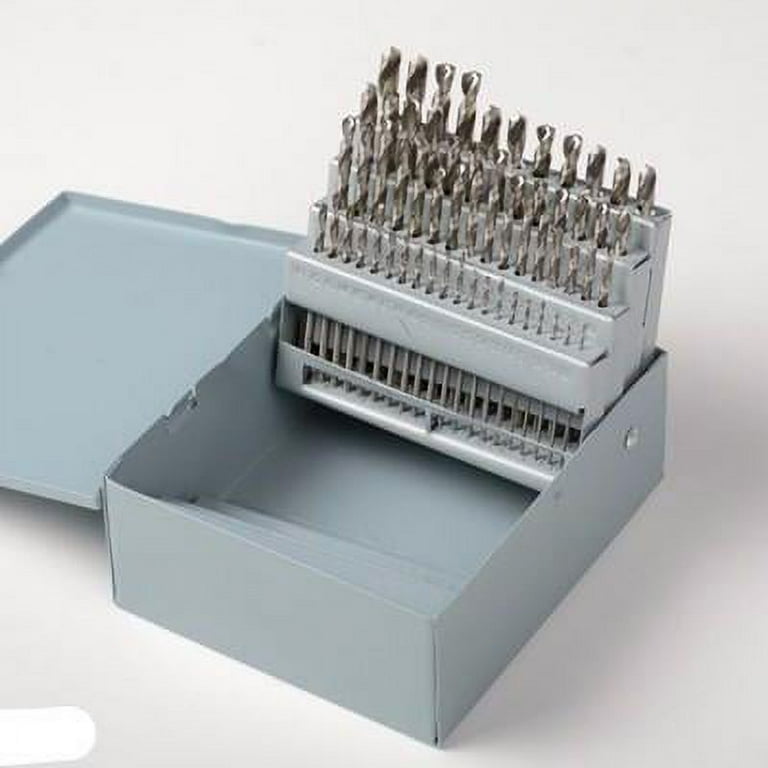 1 Thru 60 Number Wire Gauge Numbered Drill Bit Set Walmart