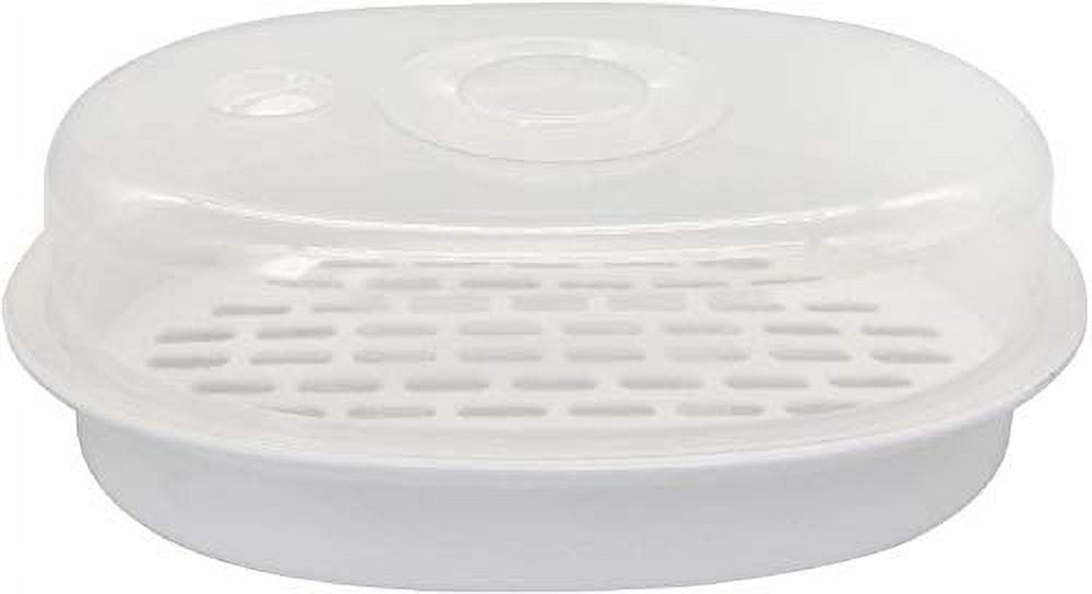Torjan Home TORJAN, Microwave Steamer, 10.6 inch diameter, White Oval - Walmart.com