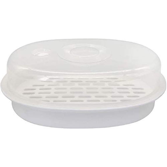 Torjan Home TORJAN, Microwave Steamer, 10.6 inch diameter, White Oval - Walmart.com