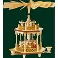 thumbnail image 1 of 1 Tier Nativity Natural German Wood Christmas Pyramid, 1 of 1