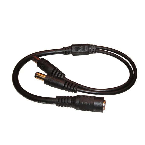 1-To-2 Dc Power Splitter Cable With 5.5X2.1Mm Plugs For Cctv (Psc2)