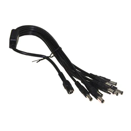 1 To 8 Power Splitter Adapter Cable For Cctv Cameras