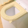 thumbnail image 1 of 1*Toilet Waterproof Seat Cushion Toilet Seat Toilet Seat Waterproof Toilet Seat Home Four Seasons Universal Toilet Seat Cover With Carry Handle Foam Toilet Cover Circle Toilet Mat, 1 of 1