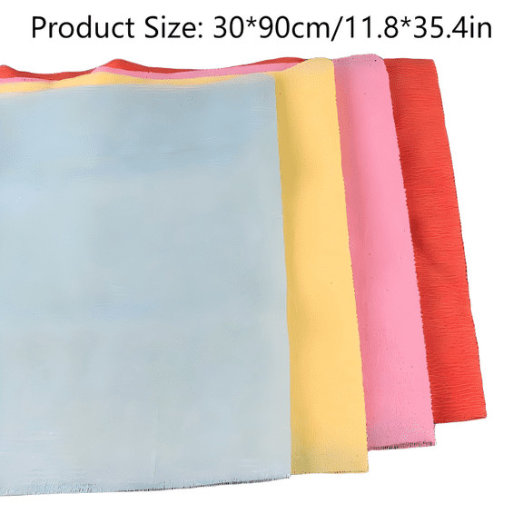1 Towel Nylon Long Body Scrubber Cloth Deeply Clean Random Color