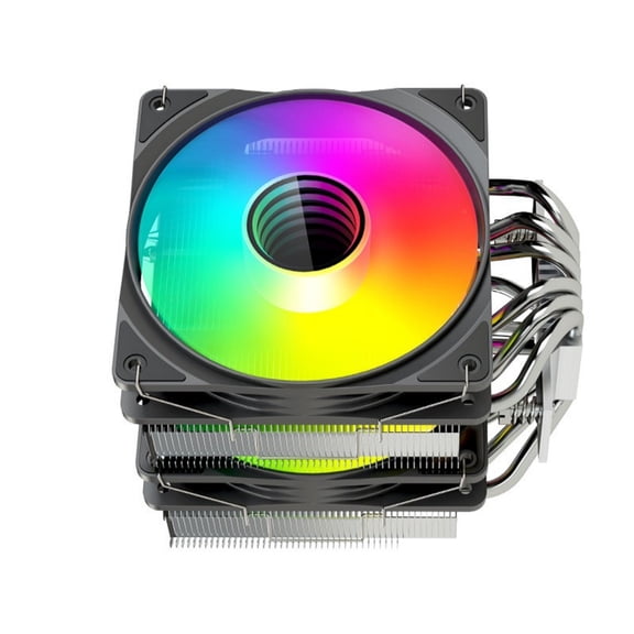 1. Tower ARGB CPU Cooler 6Heat Pipes PWM Fan Control 145mm Height Quiet Cooling for AM5/LGA1700 Systems