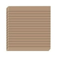 thumbnail image 1 of Under $1 Transparent Sticky Notes, 3X3 Inch Lined Sticky Notes, Vintage Colors Memo Pads with Strong Adhesive, 30 Sheets Per Pad, Highlight Sticky Notes, Multi-Color, by Goohae, 1 of 8