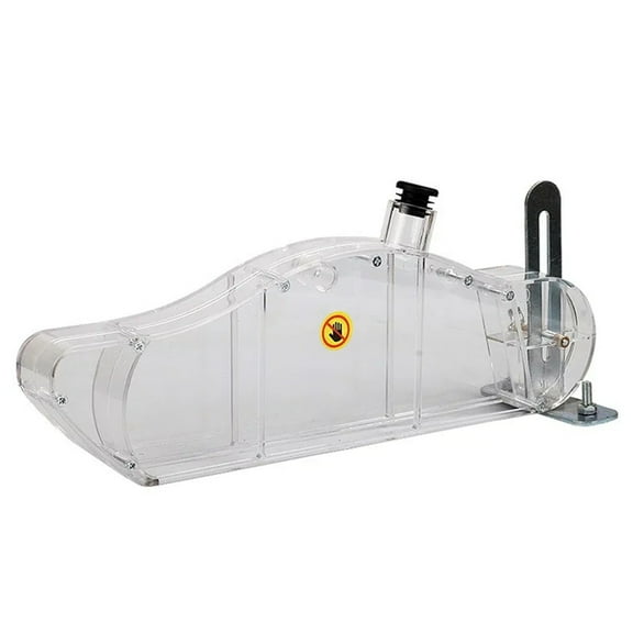 1 * Transparent shroud for table saw (with dust outlet. For T-slitter knives)-As Shown