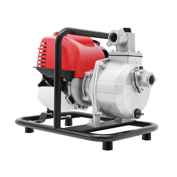 1 Inch 4-Stroke Gas Powered Trash Pump, With Filter & Funnel, 26.25ft Suction, 98.43ft Lift, Portable Water Pump for Agricultural Irrigation