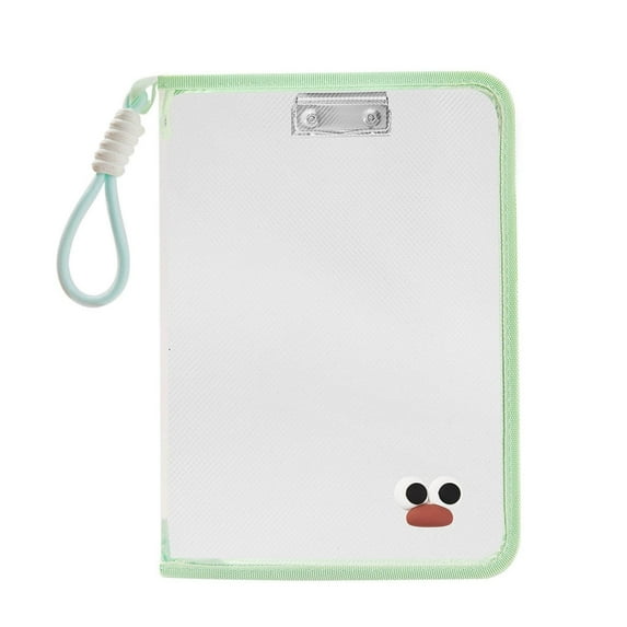 Under $1 Travel Document Holders, Mesh Zipper File Organizer - Clear A4 Document Folder with Handle for Office/Home, Paper Organizers, Multi-Color, By Goohae