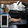 thumbnail image 1 of 1* Travel Hammock Footrest For Airplane & Car Seats - Extender Pad With Adjustable Straps, Compact & Portable Design - For Teens, Teenagers, S, Travel, Camping, Road Trips, 1 of 6
