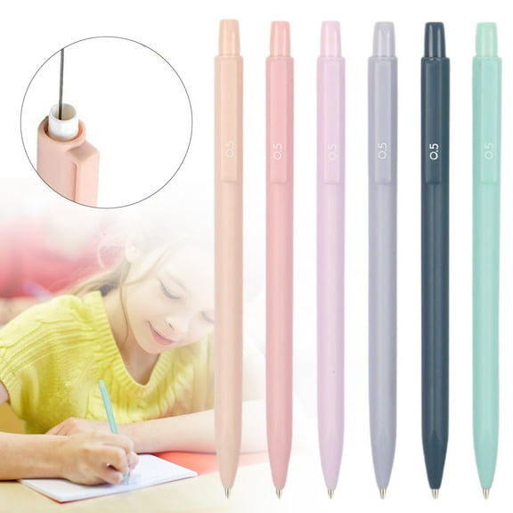 Under $1 Triangular Grip Mechanical Pencil - Ergonomic Design for Comfortable Long Writing, Water-Based Pens, Quick-Dry Gel Pens, Multi-Color, by Goohae