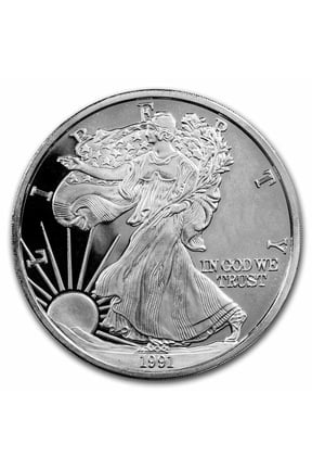 1 Troy Pound Silver Round - Random Motifs