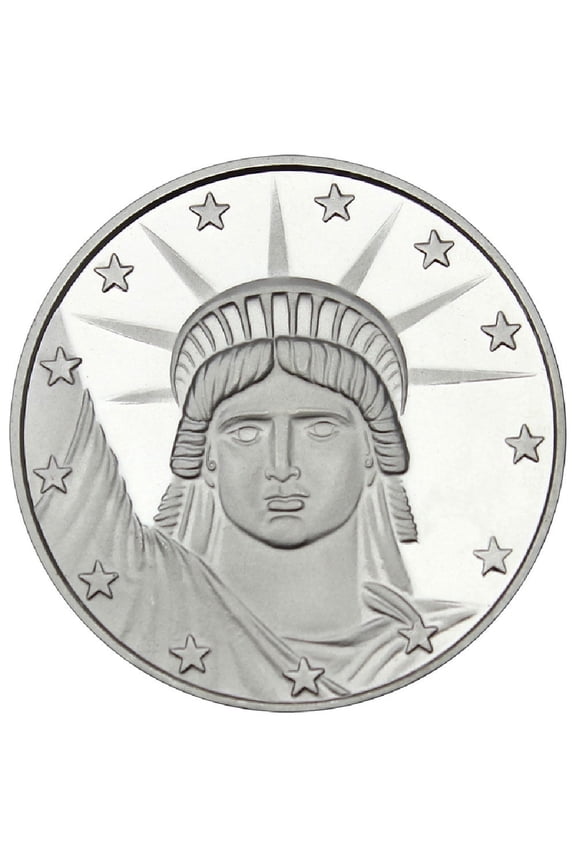 1 Troy oz Lady Liberty .999 Fine Round