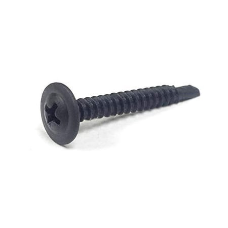 1” Truss Head Screw #8 Self-Tapping Black Oxide- 100PK