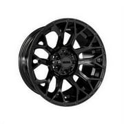1 Ultra 20x9 6X5.50 /6X135 +18 127B حافة عجلة سوداء لامعة