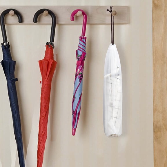 1×Umbrella Storage Bag Umbrella Storage Bag Waterproof Drawstring Bag Plastic Bag Outgoing Storage Car Bundle Wet Umbrella Bag Translucent Bag Home Textile Storage