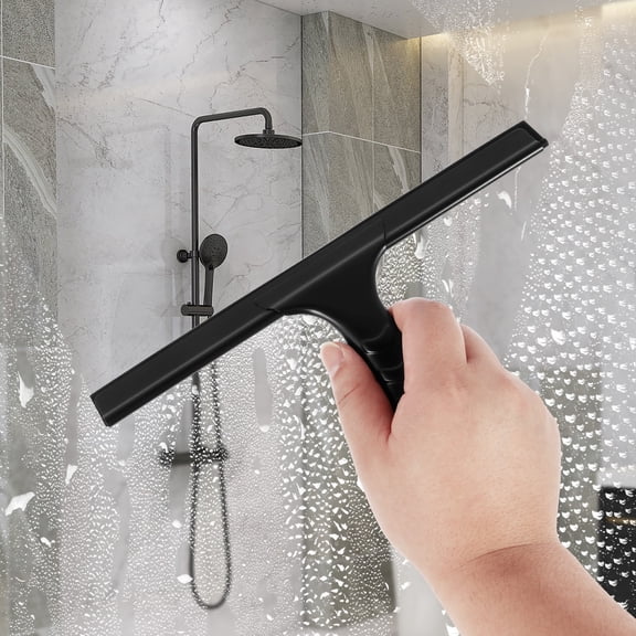 1 Unit 10 Inch Stainless Steel Squeegee Professional Fluid Extractionblack)
