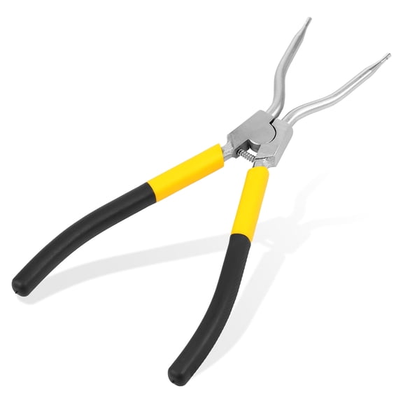 1 Unit 11 Inch Steel Washing Machine Spring Expansion Pliers Professional Deformation Resistant Maintenanceyellow+black)