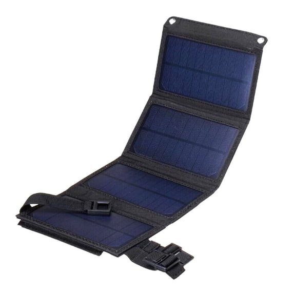 1 Unit 30W PET Monocrystalline Solar Panel Professional High Efficiency Charging(black)