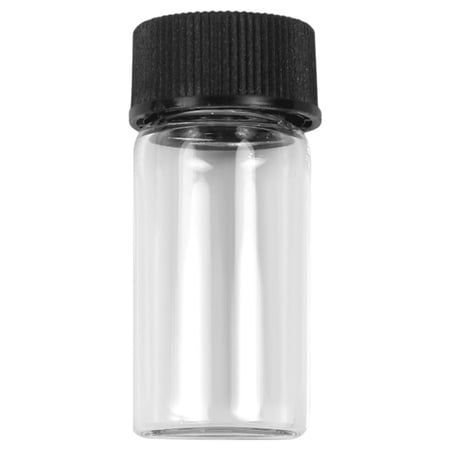 1 Unit Display- 4ML Glass Vials (1-3/8", Outer Diameter: 9/16")