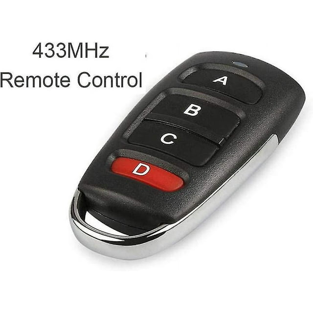 1 Universal Remote Control For Electric Garage Door Opening, 433 Mhz