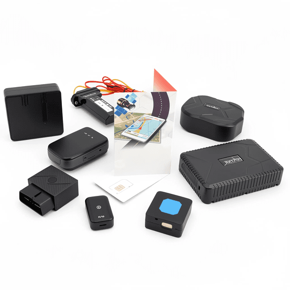 1 Unlocked GPS SIM Card with Unlimited Data and Tracking App, Compatible with 1500+ Devices