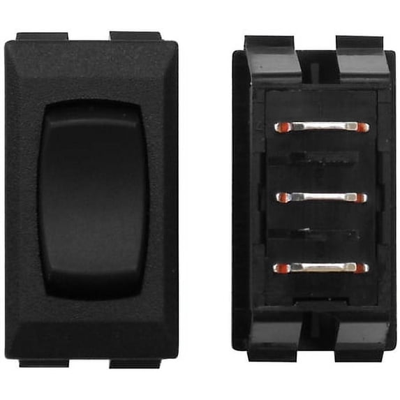 1 *Valterra DGF112PB Momentary On/Off/On Switch - Black - 3 Pack