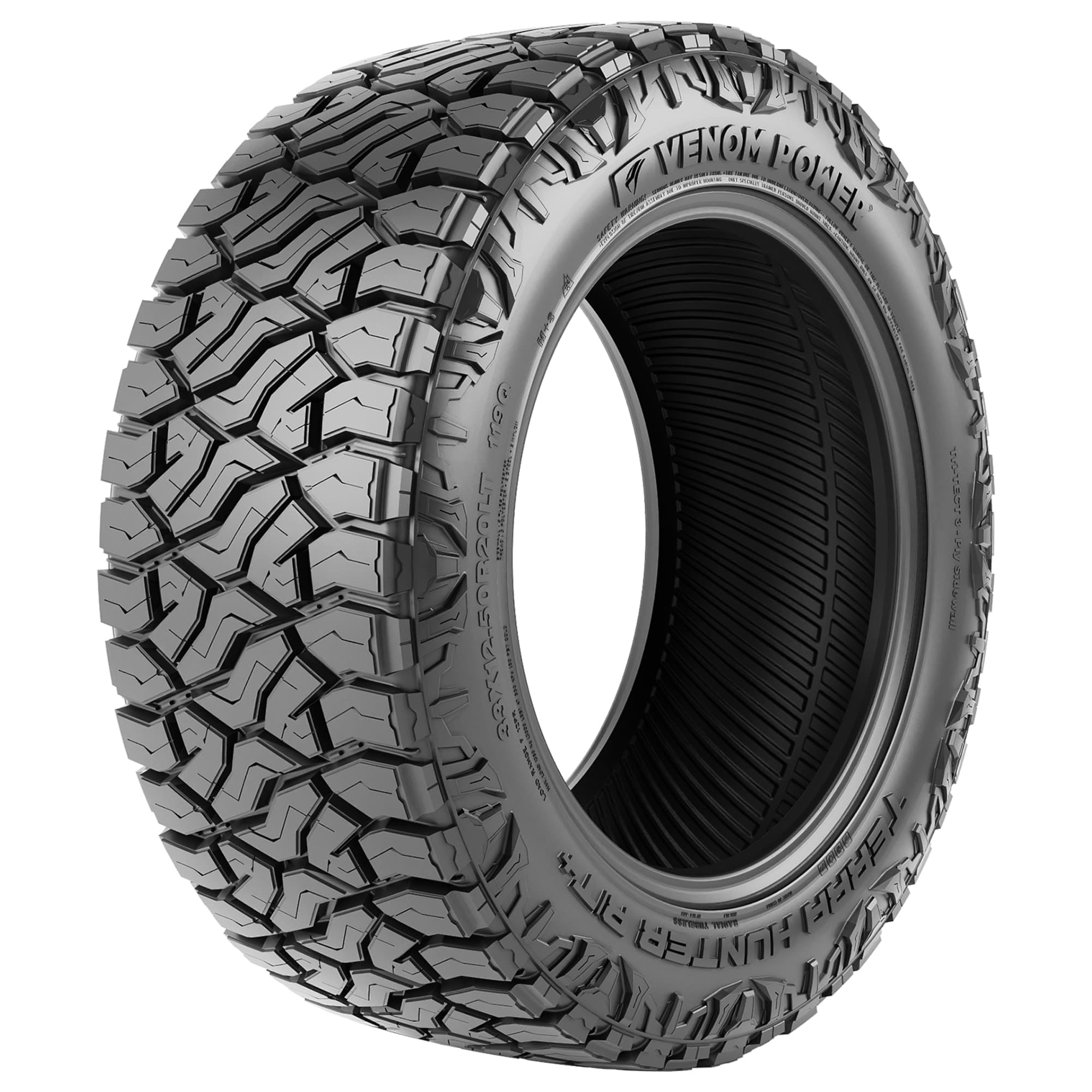 Venom Power Terra Hunter R/T Plus Rugged Terrain LT33X12.50R22 114Q F Light Truck Tire Simolary simolary.com