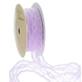 thumbnail image 1 of 1" Vintage Scalloped Edge Lace Ribbon Trim Light Lavender 5 yards, 1 of 2