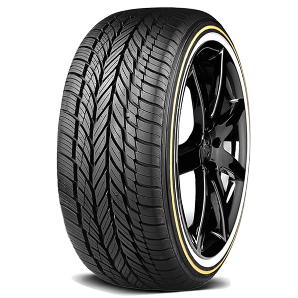 1 Vogue Custom Built Radial VIII 245/45R18 100V XL White/Gold Sidewall Tires 0.2206.592 / 245/45/18 / 2454518 Fits: 2016-23 Chevrolet Malibu LT, 2009- Sansujyuku sansujyuku.com