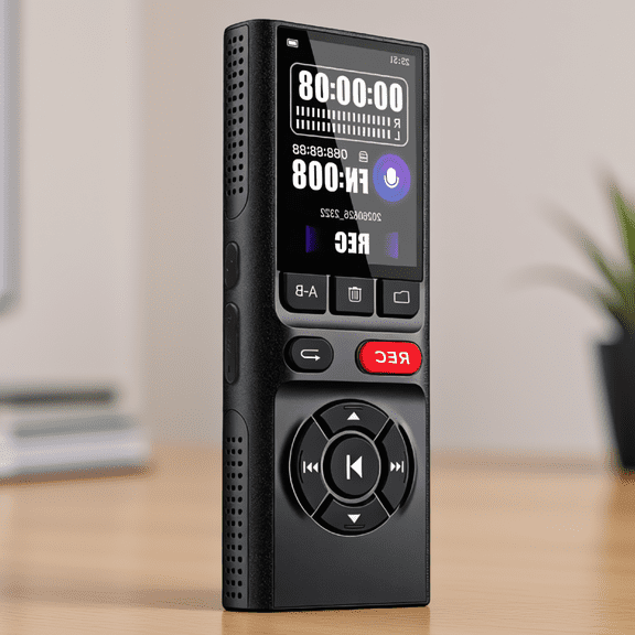 1 Voice Recorder, 64GB Storage, Voice Activated, 2-Inch Screen, MP3 Audio Recorder with USB Playback for Meetings and Lectures