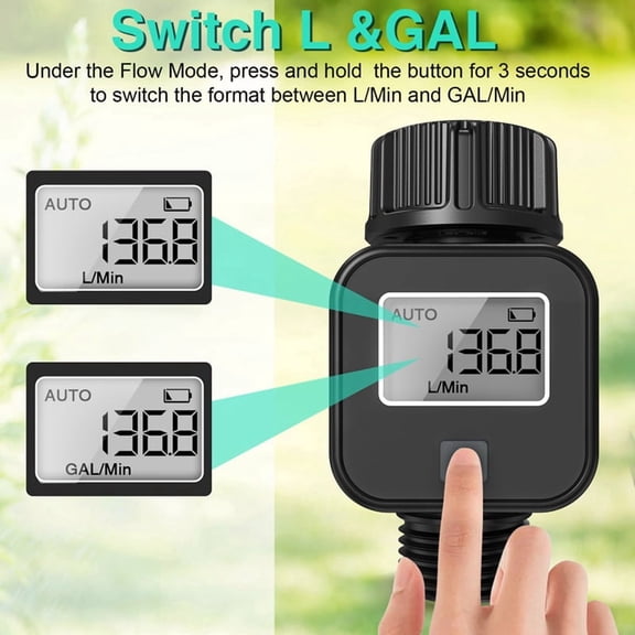 1 * Water Meter-Black