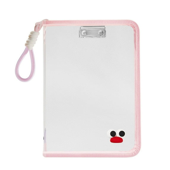 Under $1 Water Resistant Folder, Mesh Zipper File Organizer - Clear A4 Document Folder with Handle for Office/Home, Zipper File Folders, Multi-Color, By Goohae