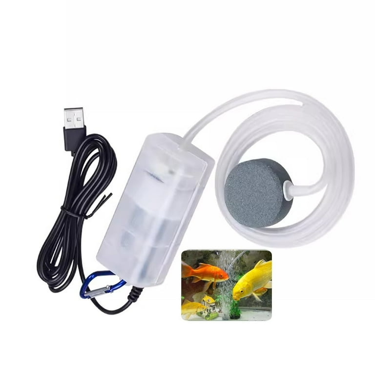 Nepall Mini Ultra Silent Aquarium Single Way Oxygen Airpump For Fish Tank And Bowl With Easy