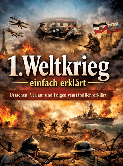 1. Weltkrieg einfach erklärt: Ursachen, Verlauf und Folgen verständlich erklärt, (Hardcover)