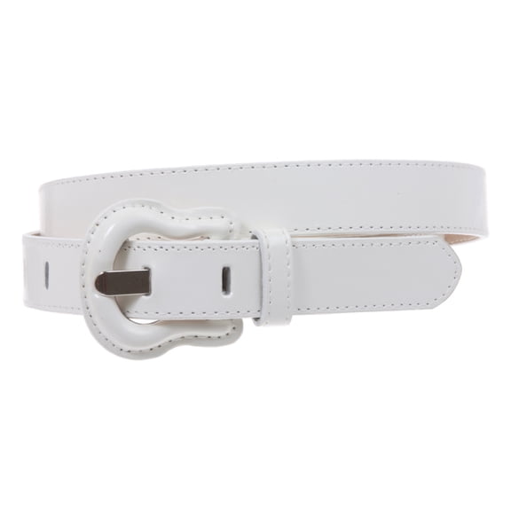 1" Western Buckle Patent Leather Fashion Belt