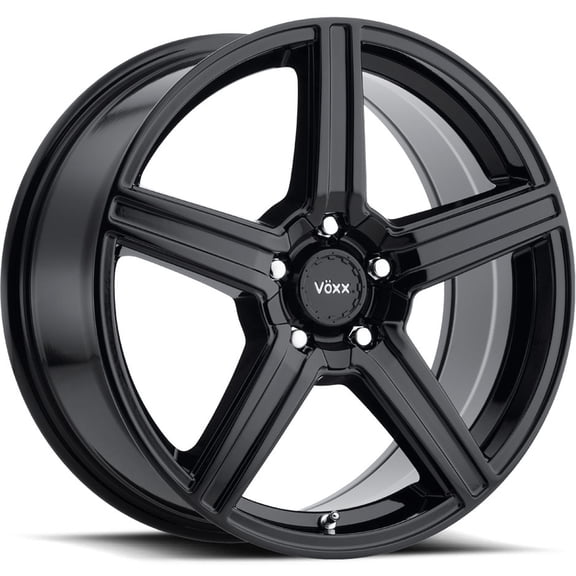 17x7.5 +40 Voxx Como Gloss Black Wheel 5x100 5x114.3 (QTY 1) COM 775-5001-40 GB