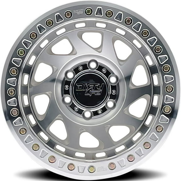 1 Wheel 17" Enigma Race 9313 Beadlock 17x9 5x127 Machined -38ET (9313-7973M38)