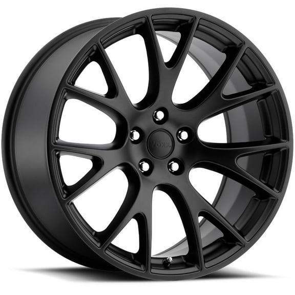 Replica Hellcat 20x11 +3 Matte Black Wheel Rim 5x115 (QTY 1) CAT 211-5115N3 MB