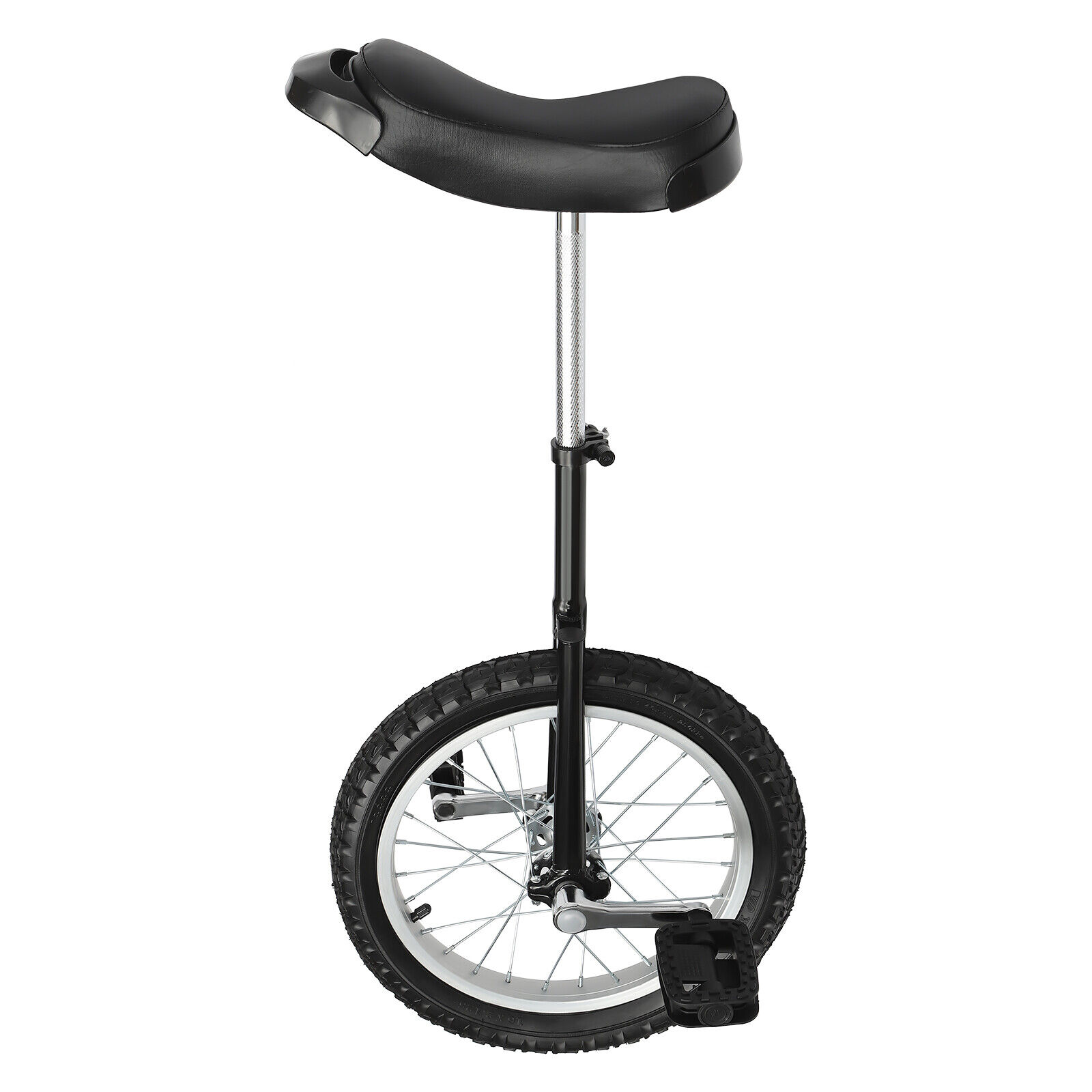 1 Wheel Unicycles Black, 16" One Wheel Unicycles for Balance Training