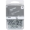 thumbnail image 1 of 1" White Painted Steel Panel Flat Head Nails PNLAIL-092 (280 pcs.), 1 of 2