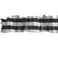 thumbnail image 1 of 1" Wide Stripes Cotton Curtain Sleeve Topper Window Treatment, 1 of 11
