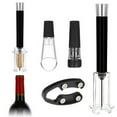 thumbnail image 1 of 1 Wino on the Go Holiday Gift Set, Air Pressure Wine Opener Set, 4-in-1 Portable Wine Bottle Opener Kit with Aluminum Case, Wine Accessory Gift Set for Dads, 1 of 9